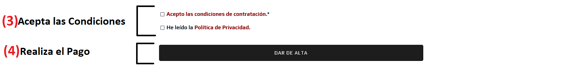 Membresia - Paso 3 y 4