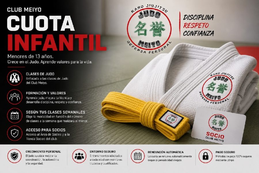 Cuota Infantil Judo Club Meiyo